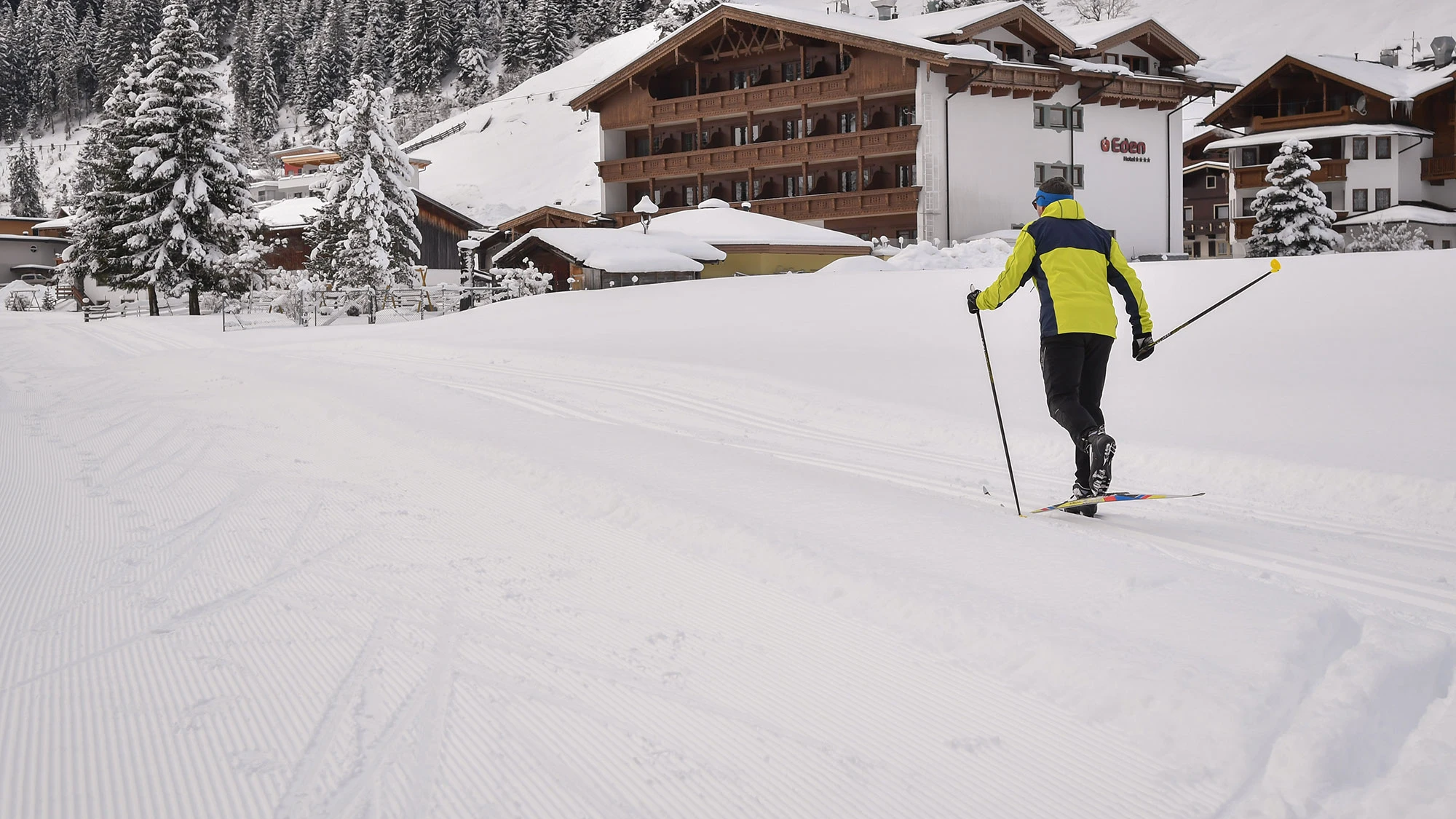 Langlaufen im Tuxertal Langlaufloipe direkt vom Hotel Eden
